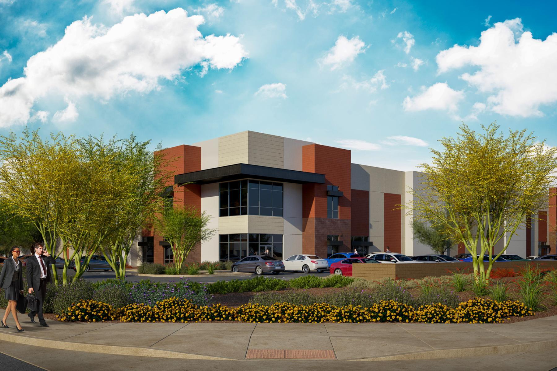 Rendering of Schrader Farms Business Park Building in Chandler, Arizona