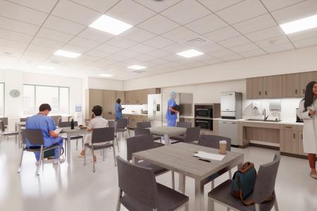 City of Hope Surgical Center Expansion Staff Lounge